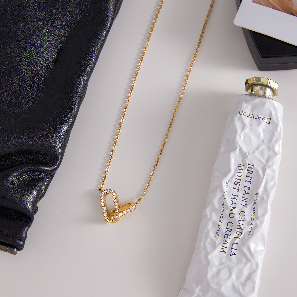 Zoelle Interlocking Diamond Pendant