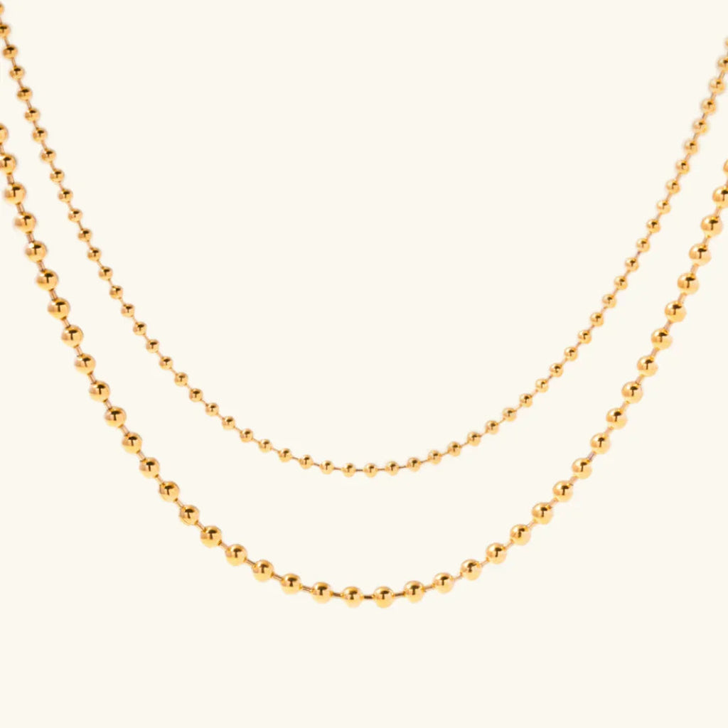 Layered Ball Chain Necklace