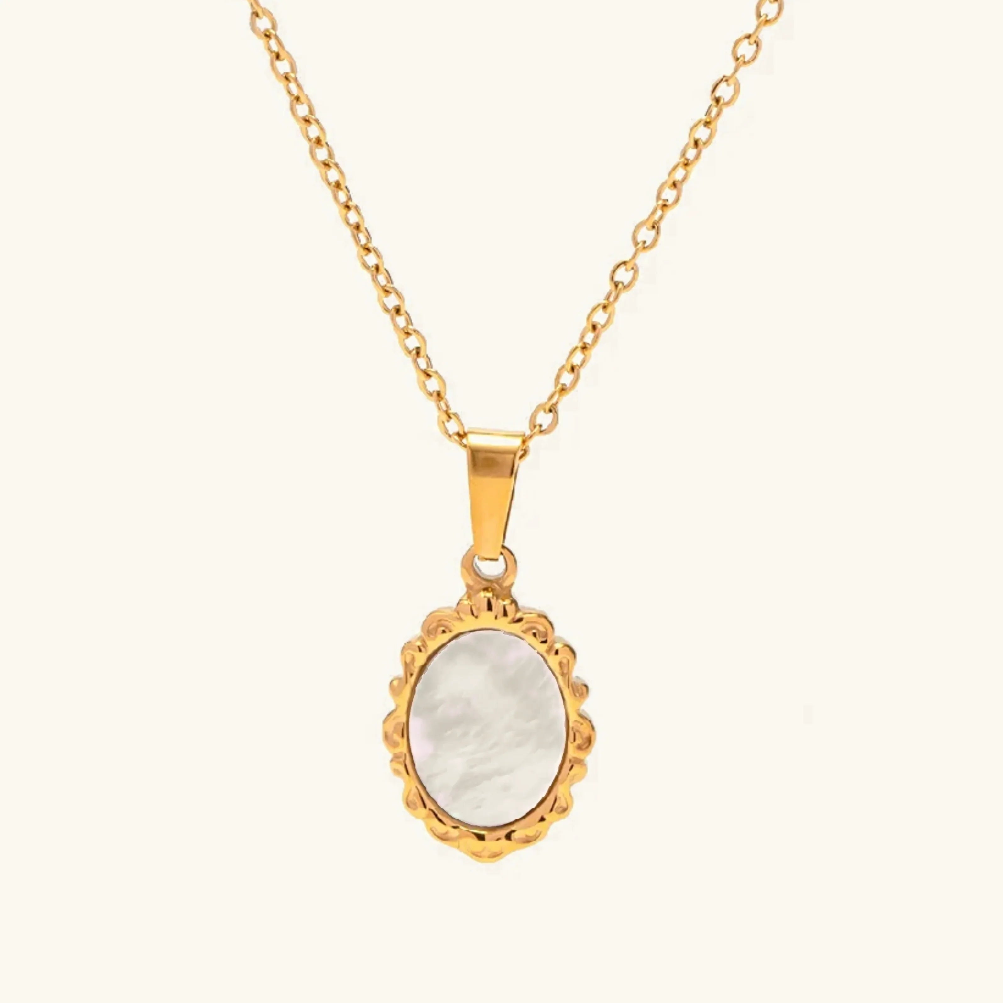 Roselle Vintage Mother Of Pearl Pendant