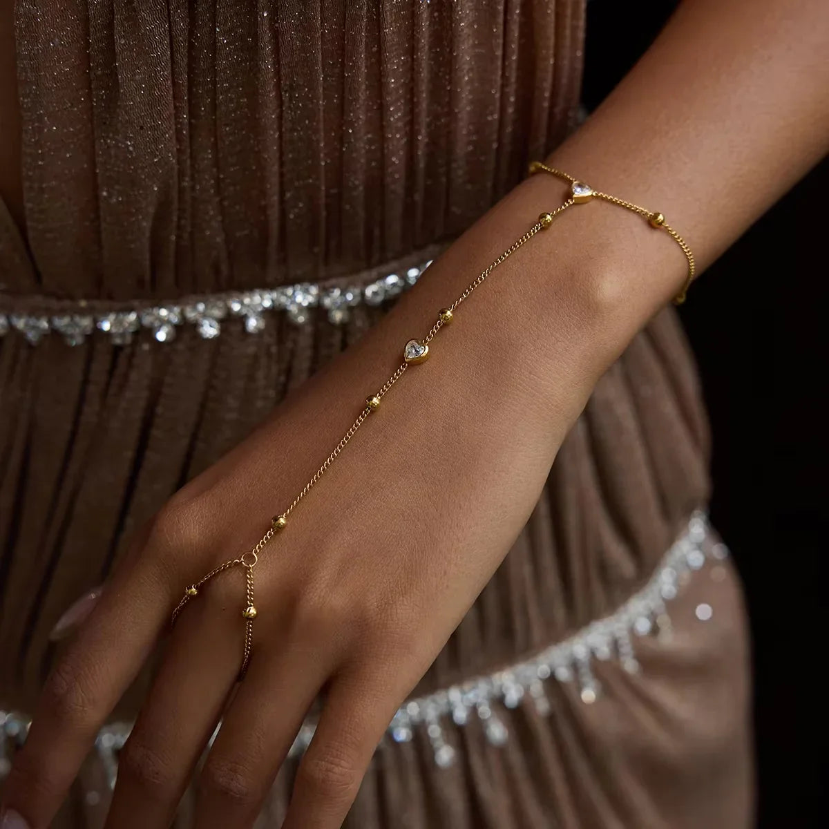 Winslow Gold Hand Chain